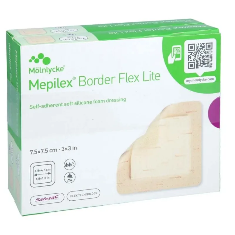 Pansament din spumă Mepilex Border Flex Lite 7 10 buc — preț și oferte