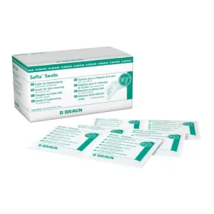 B. Braun Softa Swabs 65 x 30 mm tampoane cu alcool pentru curățarea pielii 100 buc.