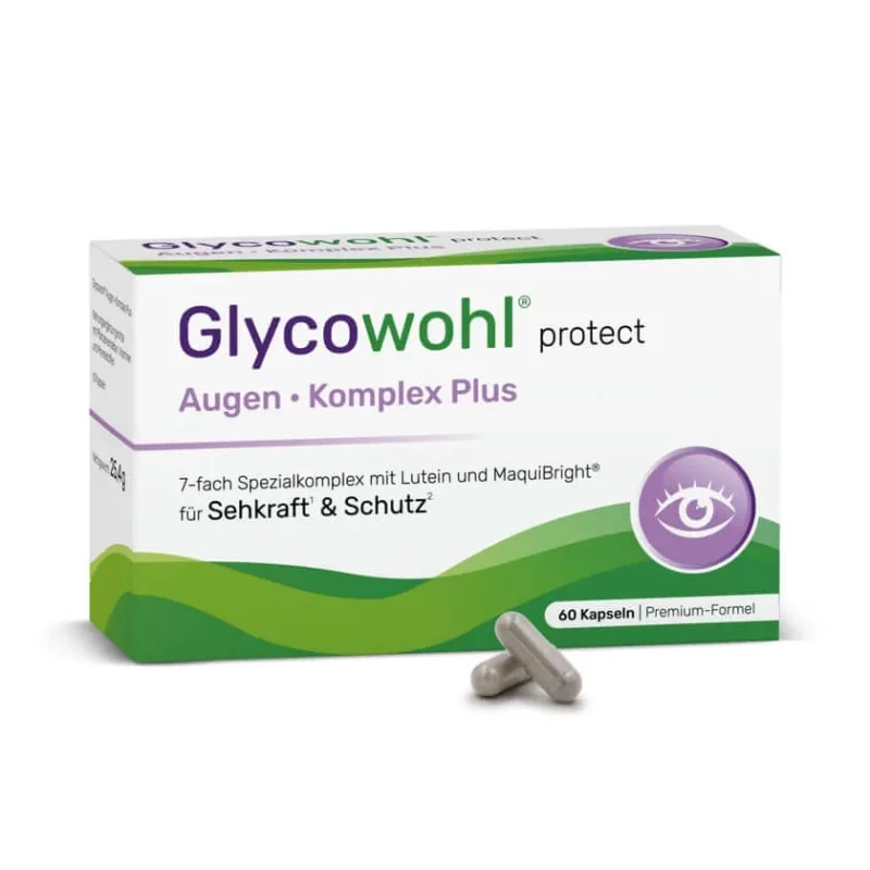 GLYCOWOHL Eye Complex cu luteină și vitamina A + E 60 capsule — preț și oferte
