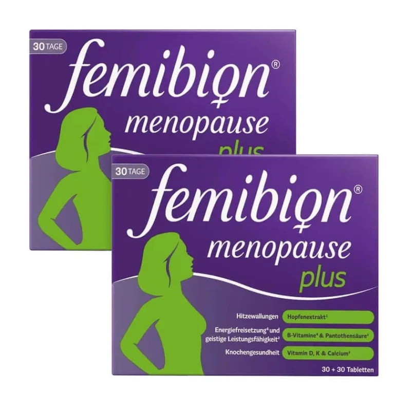 Femibion MenopPlus, formă fără hormoni Set 1 2X2X30 buc — preț și oferte