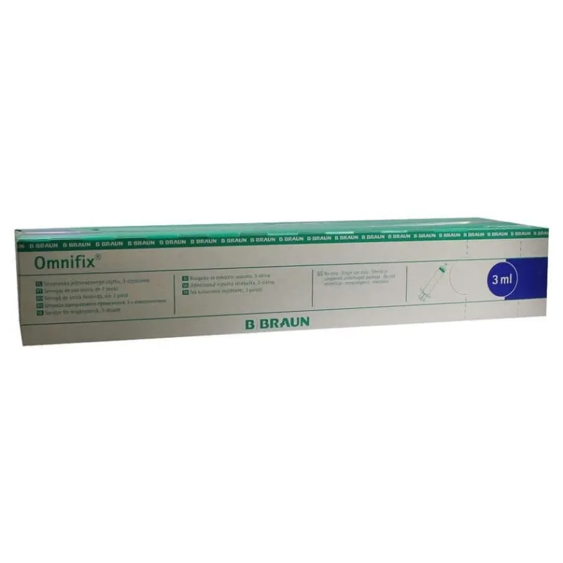 Omnifix Solo seringi 3 ml Luer fără latex 100X3 ml — preț și oferte