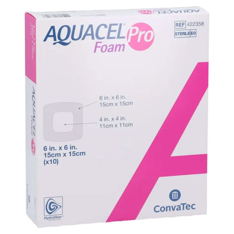 Aquacel Foam Pro 15x15 cm Hydrofibre Sch 10 buc. — preț și oferte