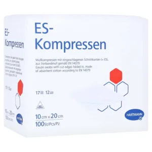 Es-comprese nesterile 10x20 cm 12-fold 100 buc.