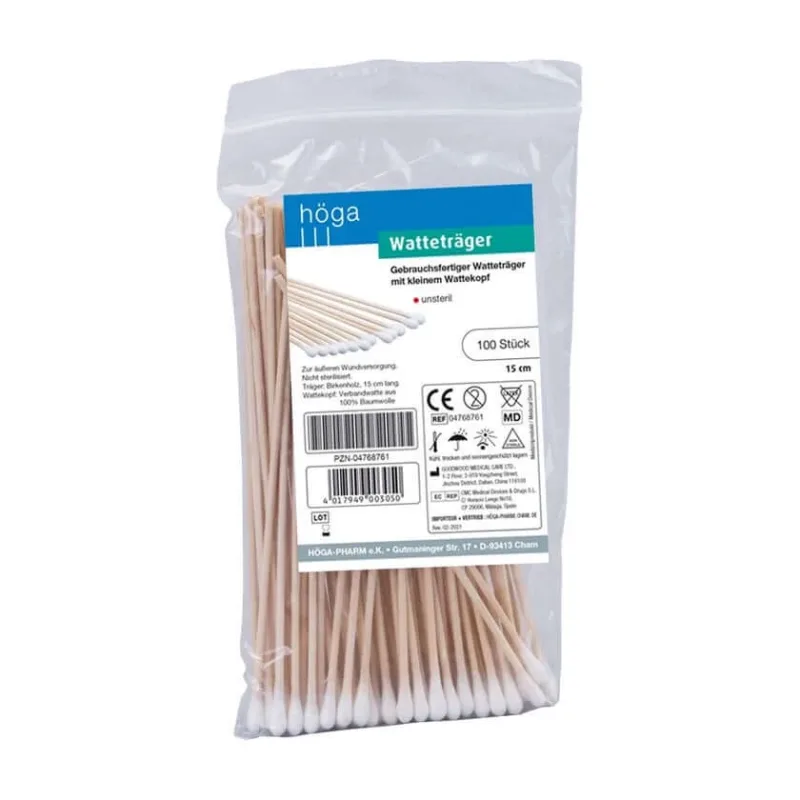 Tampon de bumbac 15 cm cu cap mic de bumbac 100 buc — preț și oferte