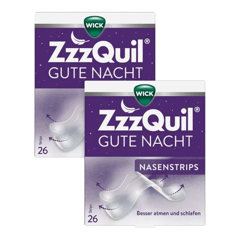 2x ZzzQuil Good night benzi nazale 2X26 buc ZZZQUIL NATURA — preț și oferte