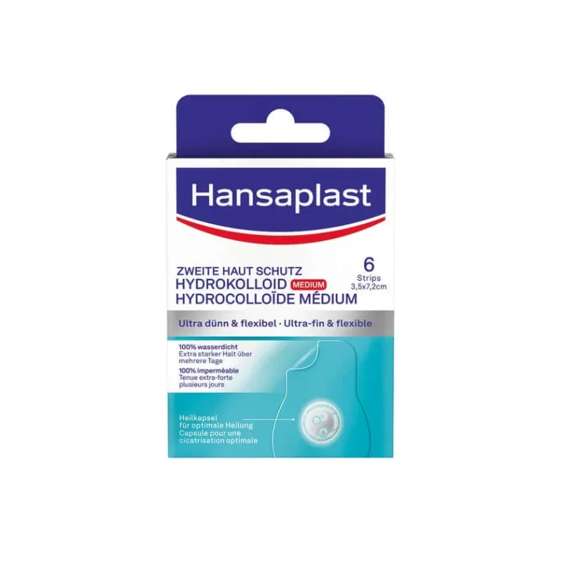 Hansaplast Al doilea plasturi de protecție a pielii 6 buc — preț și oferte