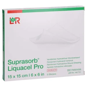 Suprasorb Liquacel Pro 15x15 Cm Comprese 5 buc