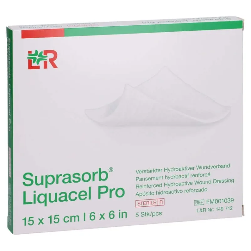 Suprasorb Liquacel Pro 15x15 Cm Comprese 5 buc — preț și oferte