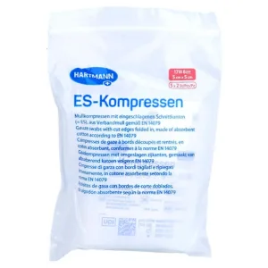Es-comprese sterile 5x5 cm 8 fold 5X2 buc