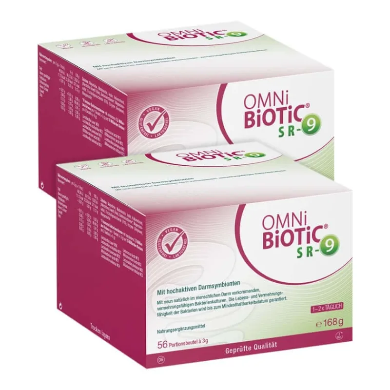Pachet dublu OMNi-BiOTiC SR-9 2X56X3 g — preț și oferte