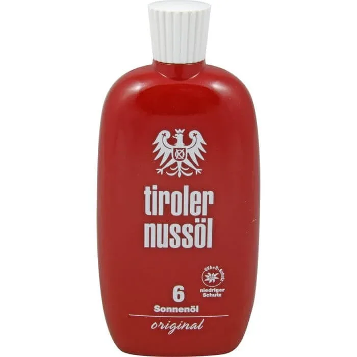 TIROLER NUSSÖL ulei solar original rezistent la apă SPF 6 150 ml — preț și oferte