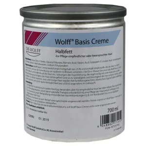Wolff cremă de bază semi-grasă 700 ml