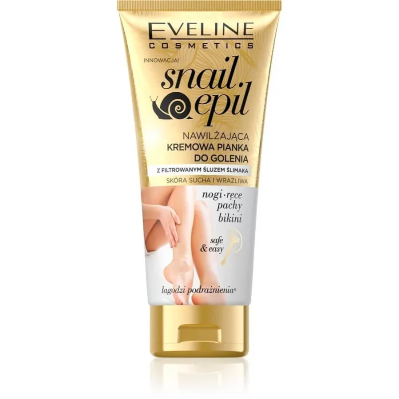 Eveline Snail Epil Cremă hidratantă Spumă de epilat cu mucus de melc, 175 ml — preț și oferte