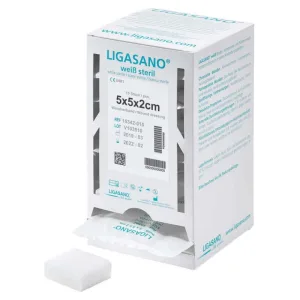 Ligasano bandaj alb 2x5x5 cm steril Sp 15 buc
