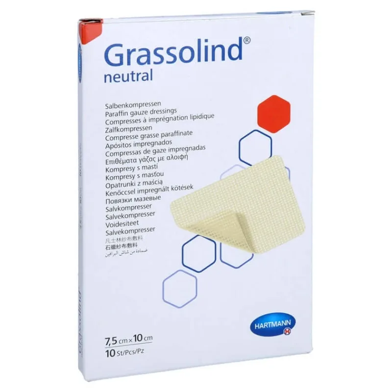 Comprese de unguent Grassolind 7,5x10 cm buc 10 buc — preț și oferte