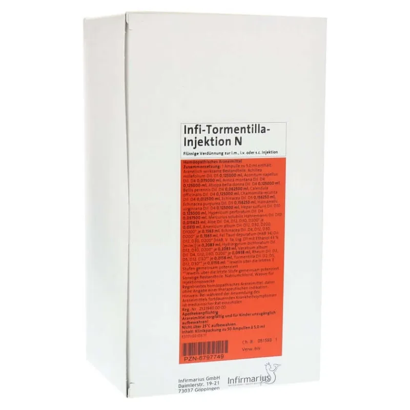 INFI Tormentilla injectabilă N 50X5 ml — preț și oferte