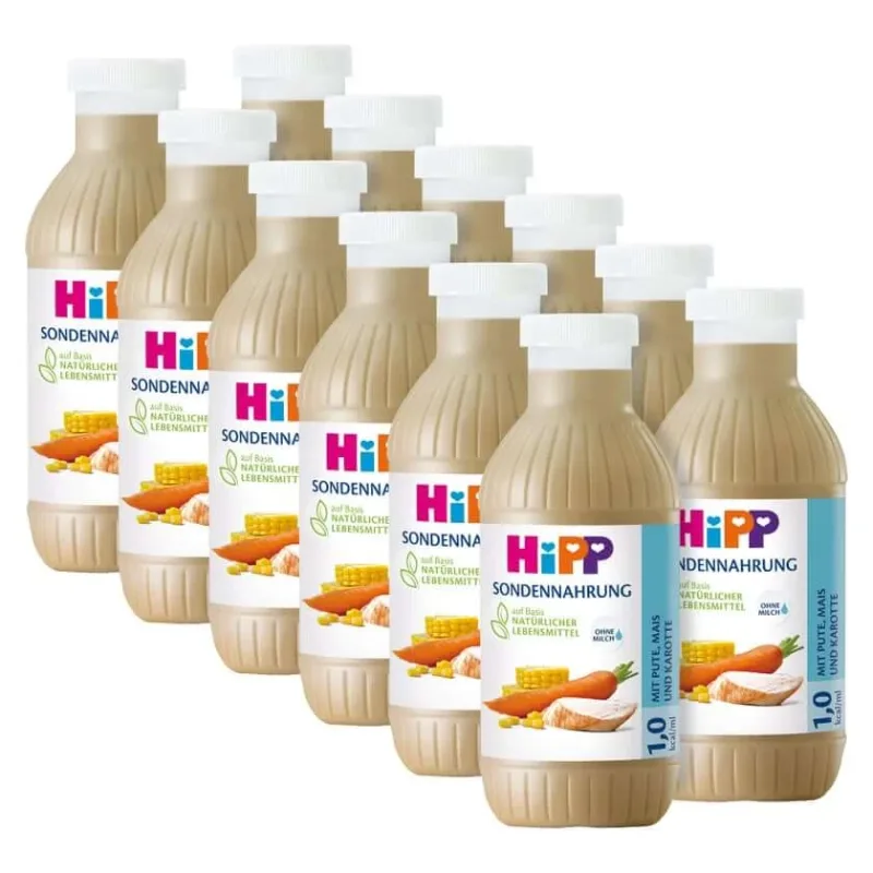 HIPP Hrănitoare pentru tub Curcan porumb și morcov K 12X500 ml — preț și oferte