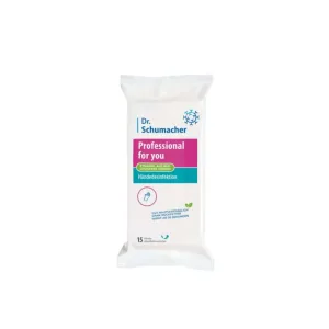 Șervețele dezinfectante pentru mâini Professional For You 15 buc.