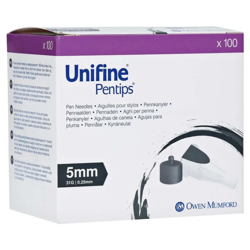 Canulă Unifine Pentips 31 G 5 mm 100 buc — preț și oferte