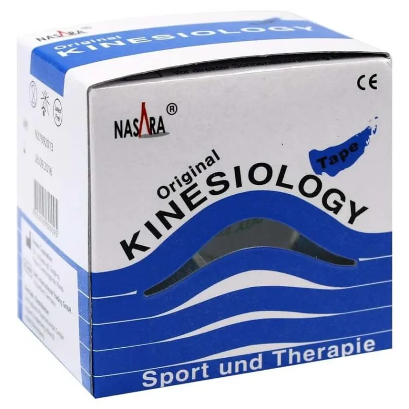 Bandă kinesiologică 5 cmx5 m albastru 1 buc — preț și oferte