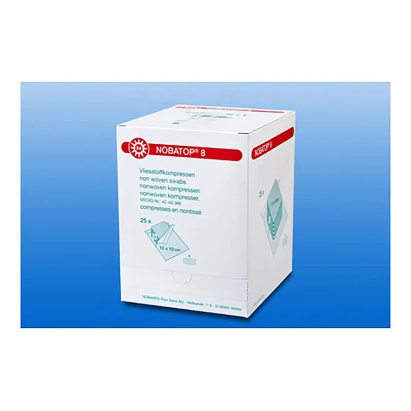 Nobatop 8 comprese 10x10 cm sterile 25X5 buc. — preț și oferte