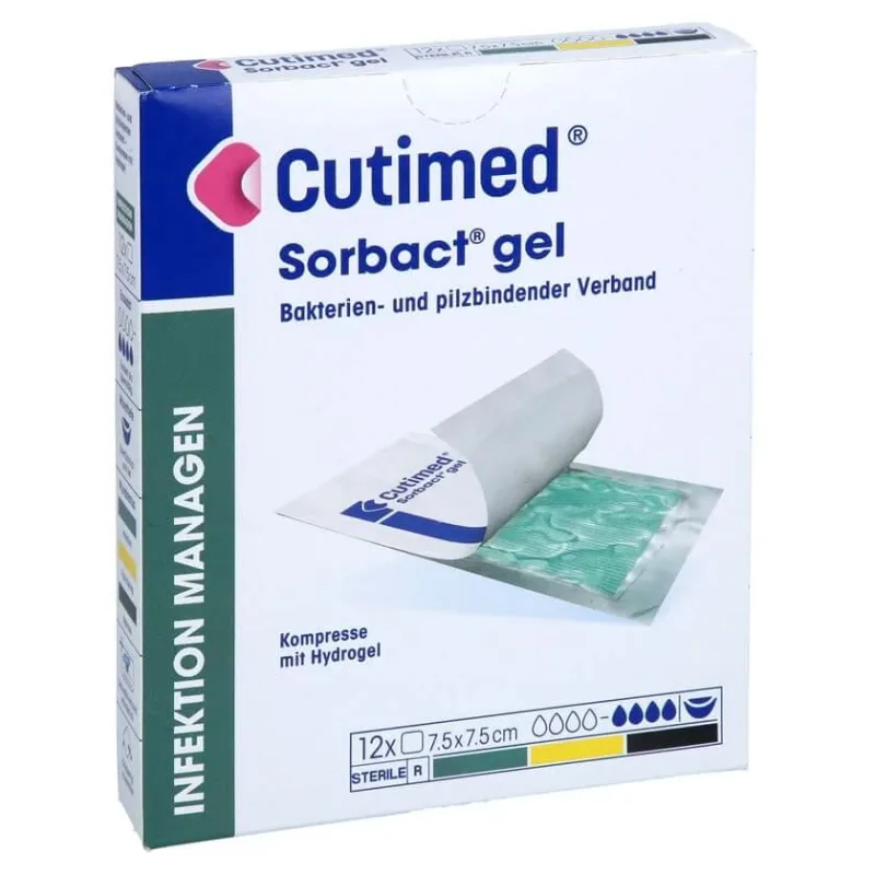 Cutimed Sorbact Gel Comprese 7.5x7.5 c 12 buc. — preț și oferte