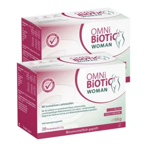 Pachet dublu Omni Biotic Woman Powder 2X2X28 g