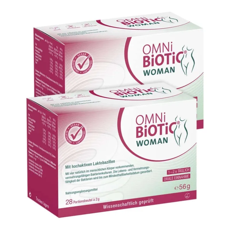 Pachet dublu Omni Biotic Woman Powder 2X2X28 g — preț și oferte