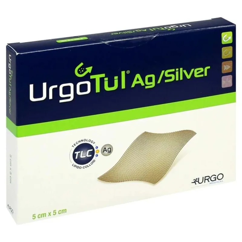 Urgotül Silver 5x5 cm tifon rană 10 buc. — preț și oferte