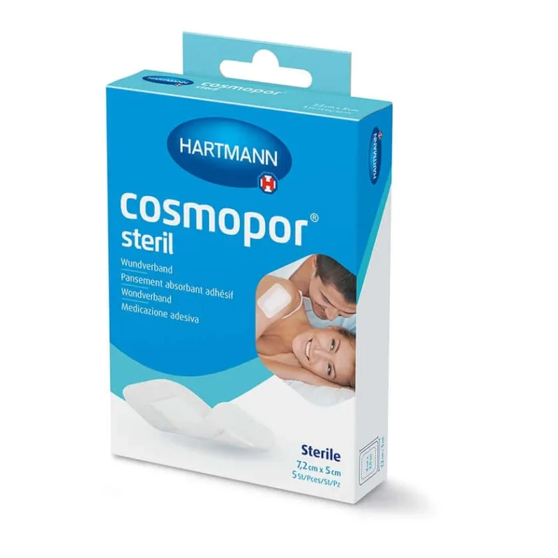 Pansament steril Cosmopor 5x7.2 cm OTC 5 buc. — preț și oferte