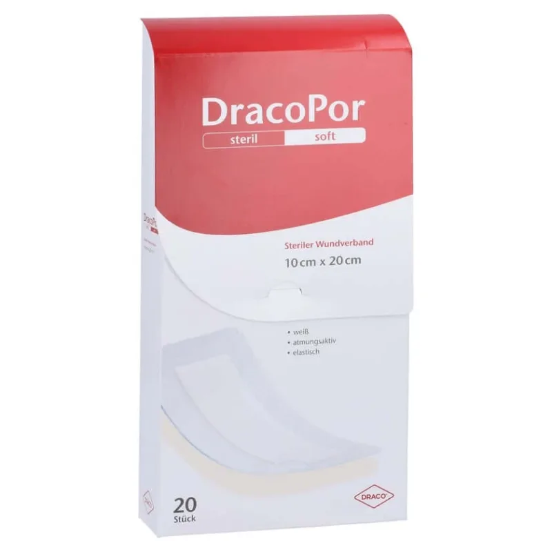 Pansament Dracopor 10x20 cm steril 20 buc — preț și oferte