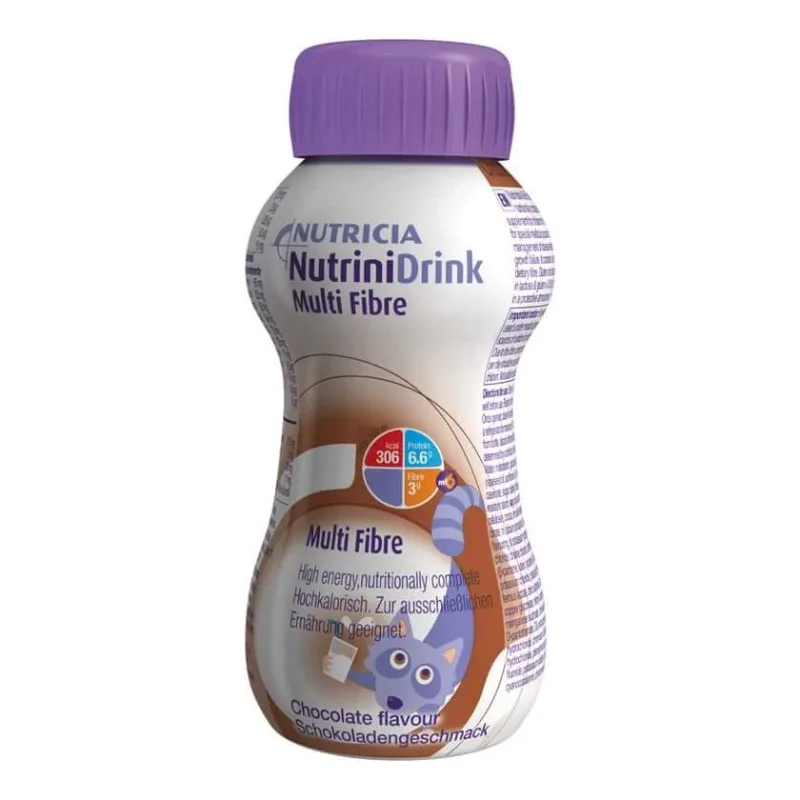 Nutrinidrink Multifibre aromă de ciocolată 32X200 ml — preț și oferte