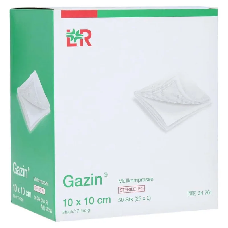 Comprese de tifon Gazin 10x10 cm sterile 8x25X2 buc — preț și oferte