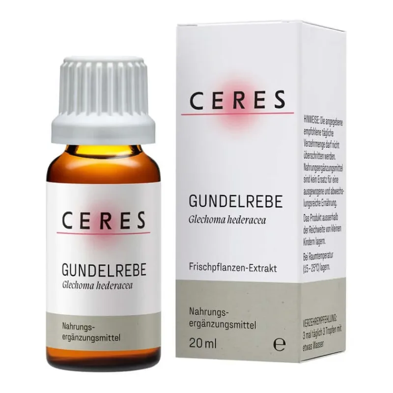 Ceres Iederă de pământ Glechoma Hederacea extract picătură. 20 ml — preț și oferte