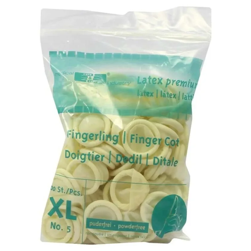 Inel pentru deget latex mărimea 5 extra mare 100 buc — preț și oferte