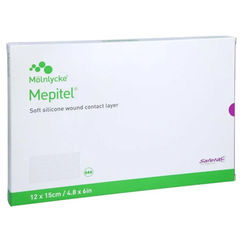 Mepitel silicon plasă bandaj 12x15 cm ste 5 buc — preț și oferte