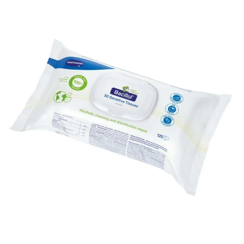 Bacillol® 30 Șervețele verzi sensibile 120 buc. — preț și oferte