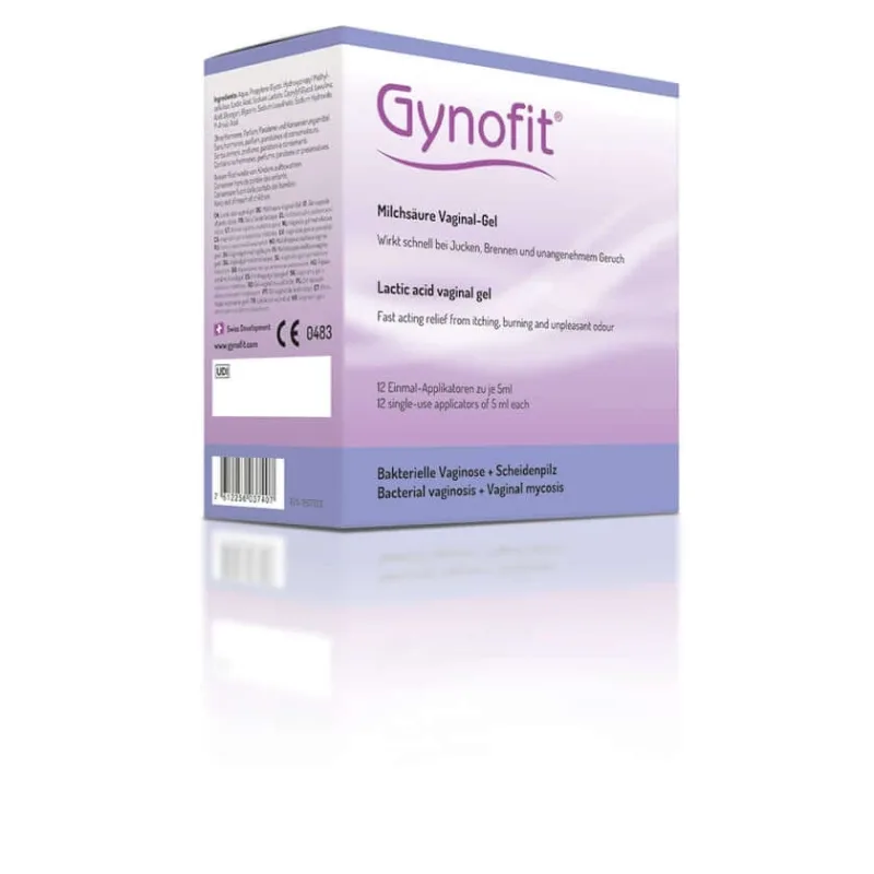 Gynofit gel vaginal cu acid lactic 12X5 ml — preț și oferte