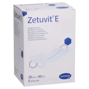 Tampoane absorbante Zetuvit E sterile 20x40 cm 5 buc.