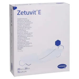 Tampoane absorbante Zetuvit E sterile 20x20 cm 15 buc.