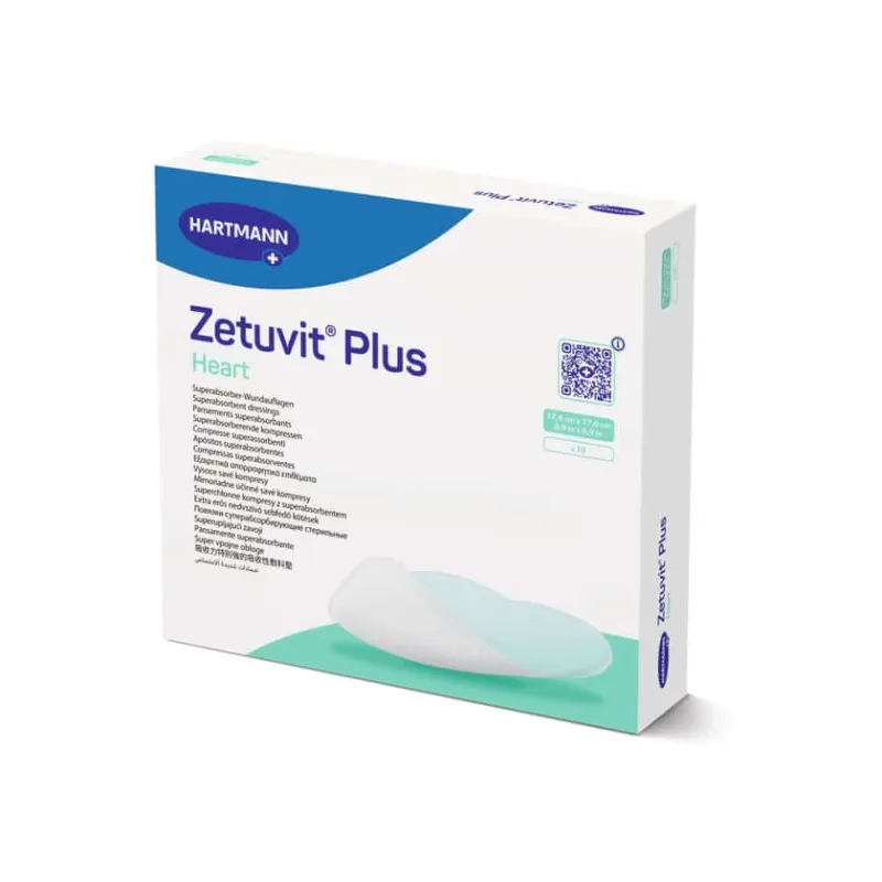 Zetuvit Plus Heart 17.6x17.6 Cm Pansament pentru plăgi 10 buc. — preț și oferte
