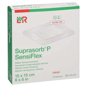 Suprasorb P Sensiflex Border Lite 15x15cm 10 buc.