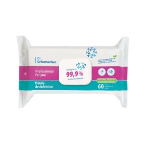 Professional For You Șervețele dezinfectante pentru mâini 60 buc.
