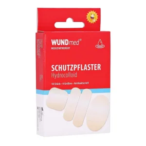 Plasturi pentru plăgi Hidrocoloid 4 dimensiuni 10 buc