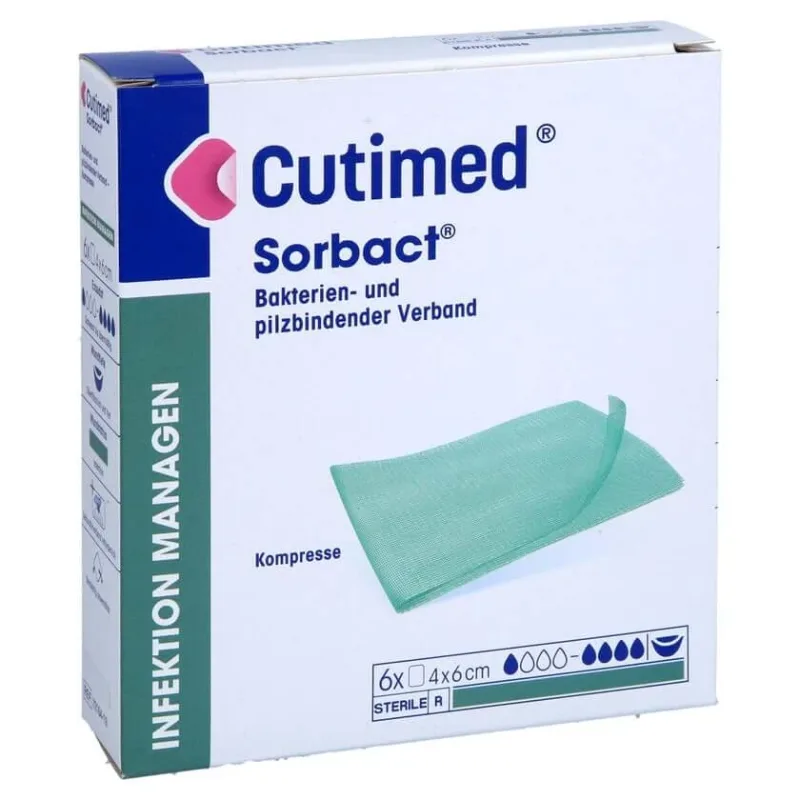 Cutimed Sorbact comprese 4x6 Cm 6 buc — preț și oferte
