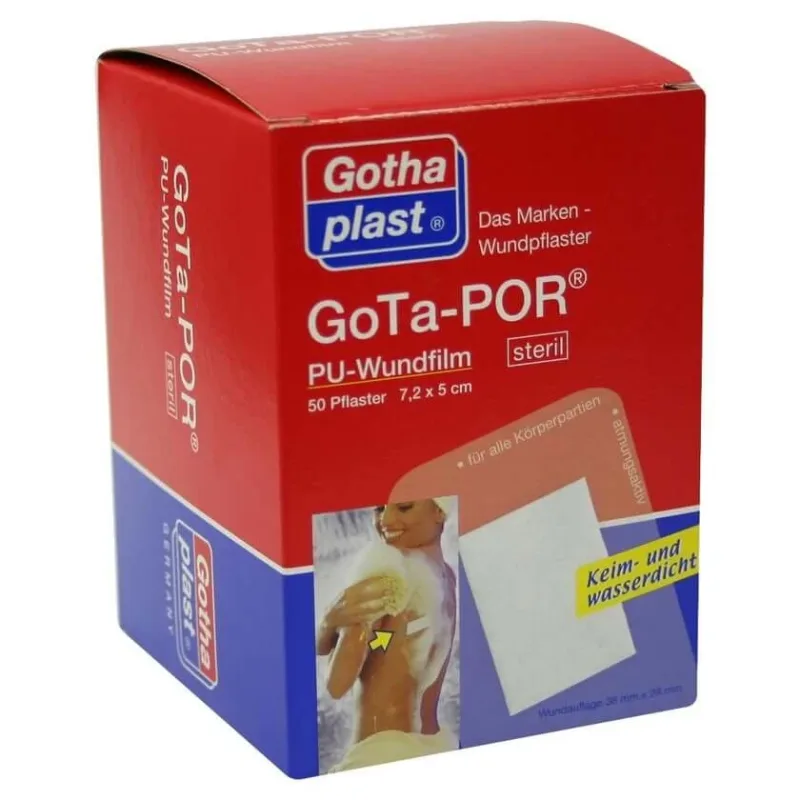 GOTA POR PU folie de rană 5cmx7.2cm sterilă 50 buc. — preț și oferte
