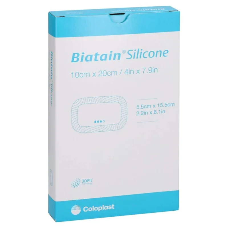 Biatain silicon spumă bandaj 10x20 cm 5 buc — preț și oferte