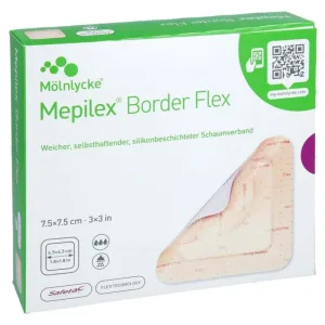 Pansament din spumă adezivă Mepilex Border Flex 7,5x 10 buc.