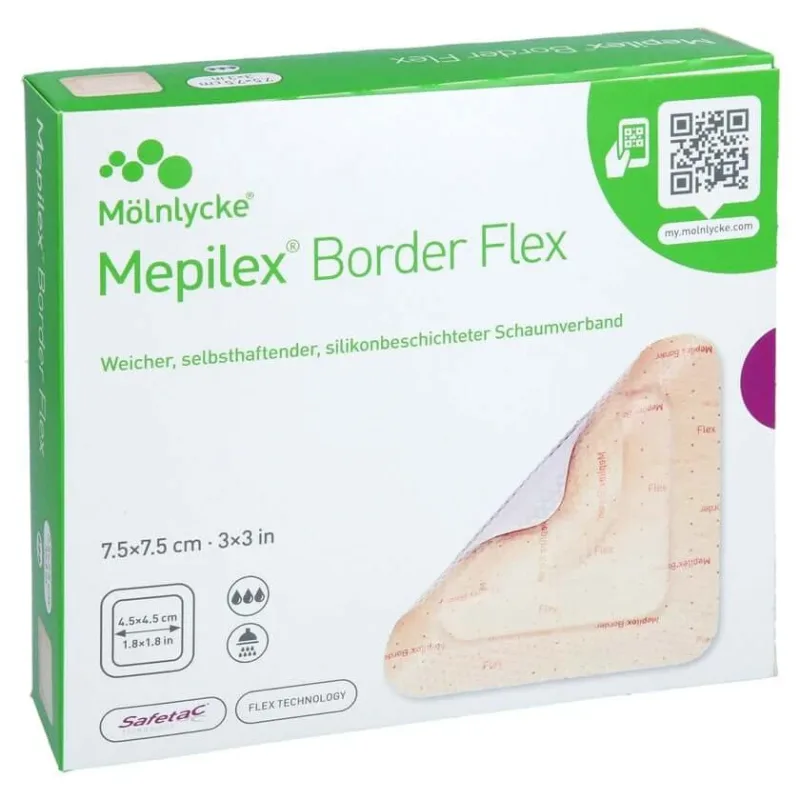 Pansament din spumă adezivă Mepilex Border Flex 7,5x 10 buc. — preț și oferte