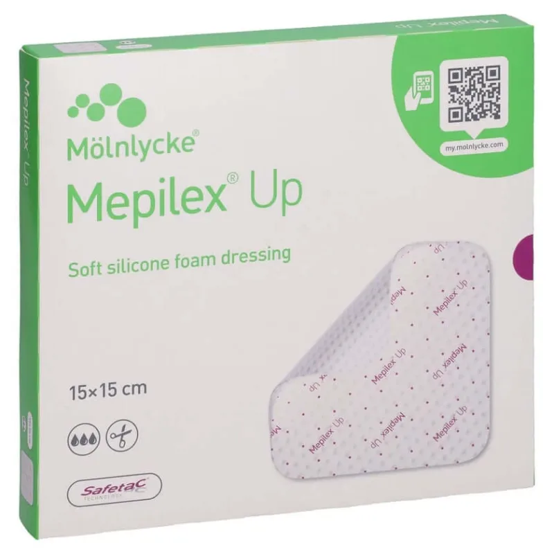 Pansament din spumă Mepilex Up 15x15 cm 5 buc — preț și oferte